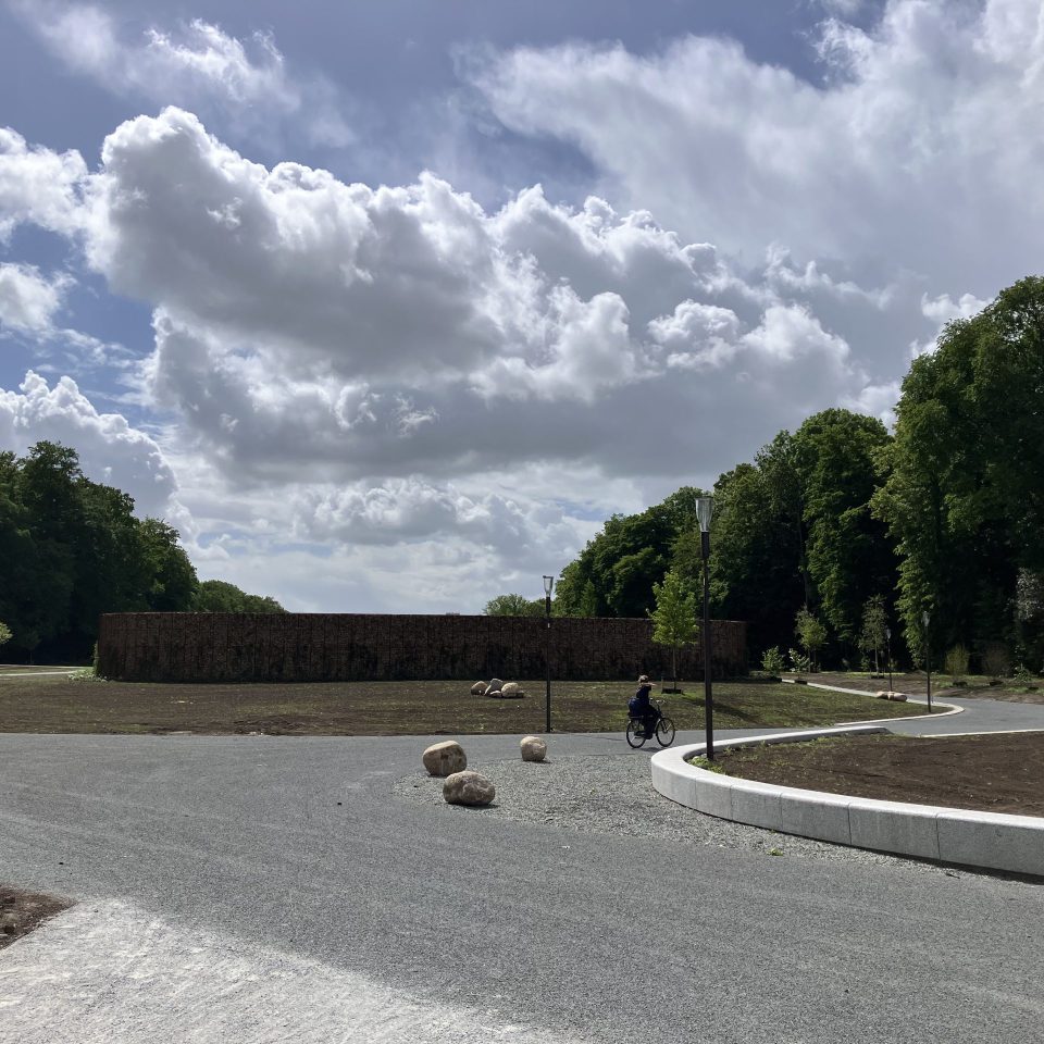 Inrichting verdiepte ligging met geleverde grond